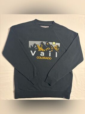Techstyles Vail Colorado Mountain Graphic Sweatshirt Women’s/ Unisex size S